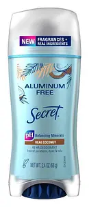 Secret Aluminum Free Deodorant Real Coconut