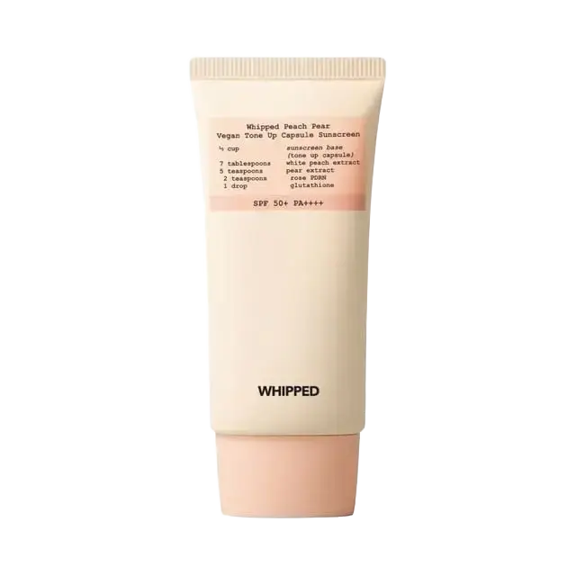 Whipped Peach Pear Vegan Tone Up Capsule Sunscreen