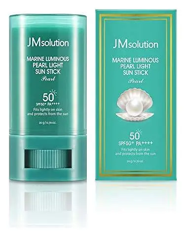 JMsolution Marine Luminous Pearl Sun Stick SPF50 PA++++ Light