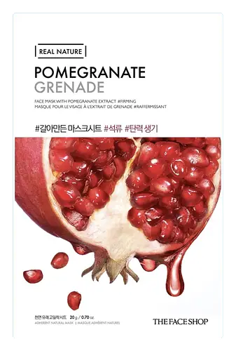 The Face Shop Real Nature Face Mask Pomegranate