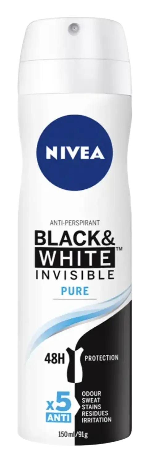 Nivea Black & White Invisible Pure Antiperspirant Australia