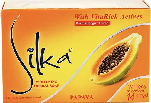 Silka Whitening Herbal Soap Papaya