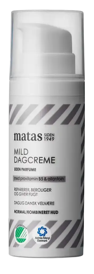 Matas Siden Mild Dagcreme Uden Parfume Normal/Kombineret Hud