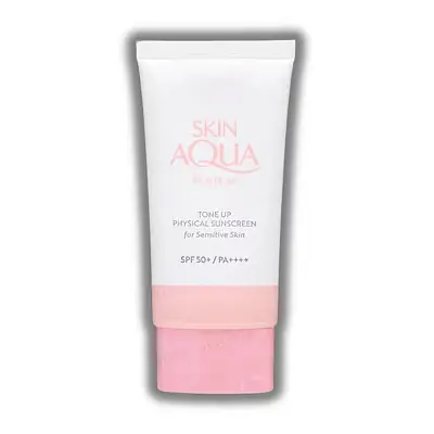Rohto Mentholatum Skin Aqua Sunplay Tone Up Physical Sunscreen For Sensitive Skin SPF 50+ PA++++