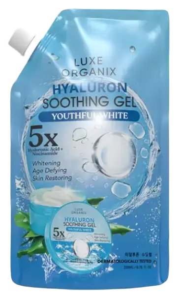 Luxe Organix Hyaluron Soothing Gel Youthful White