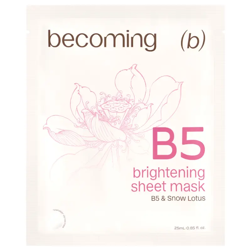 Becoming B5 Sheet Mask Brightening