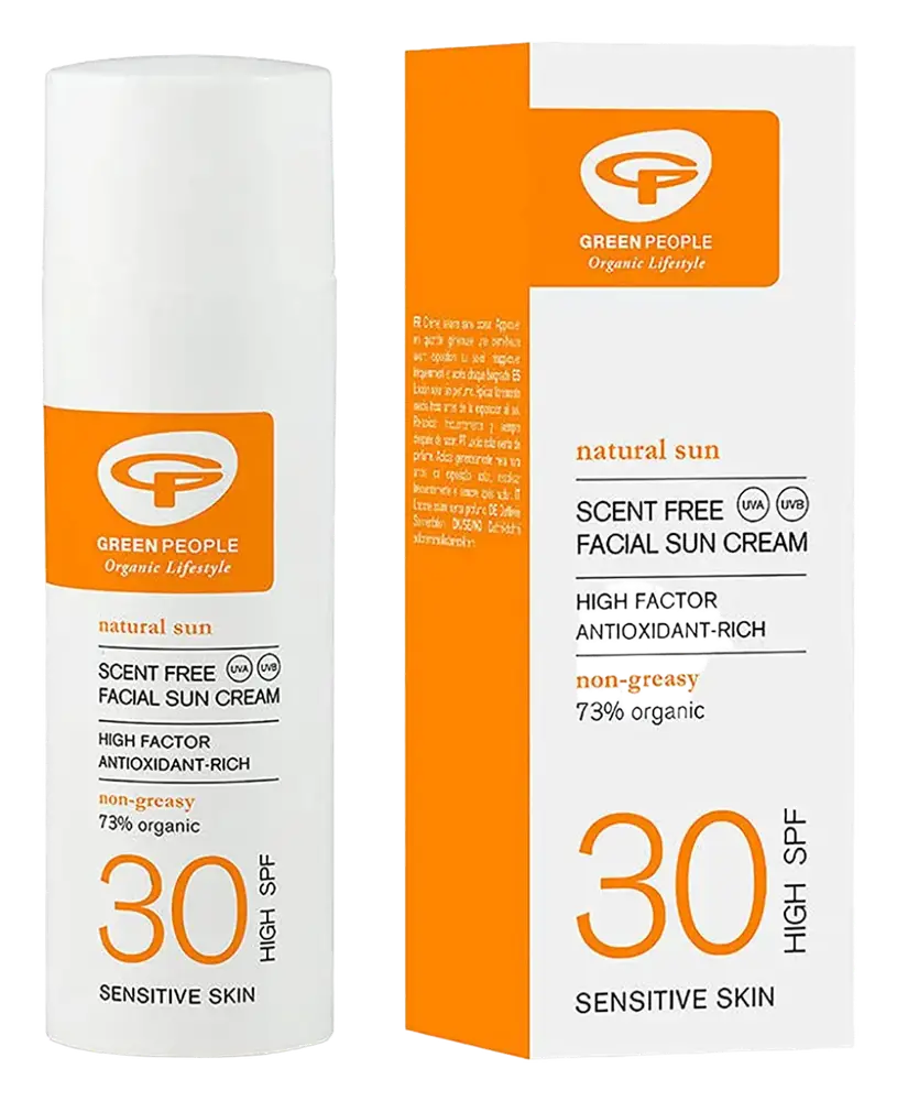 Green People Scent Free Facial Sun Cream - SPF30