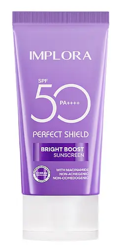 Implora Perfect Shield Bright Boost Sunscreen SPF 50