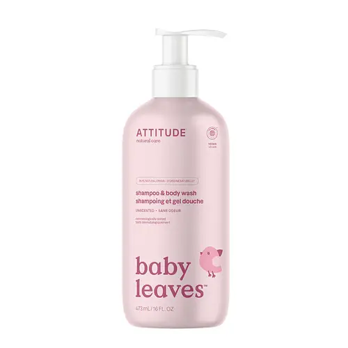 ATTITUDE Baby Leaves Shampoo & Body Wash Unscented