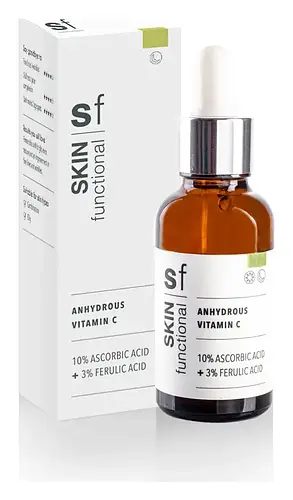 Skin Functional Anhydrous Vitamin C 10% Ascorbic Acid + 3% Ferulic Acid