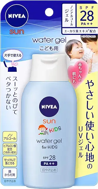Nivea Protect Water Gel For Children SPF 28 PA++ Japan