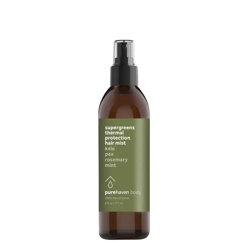 Pure Haven Supergreens Thermal Protection Hair Mist