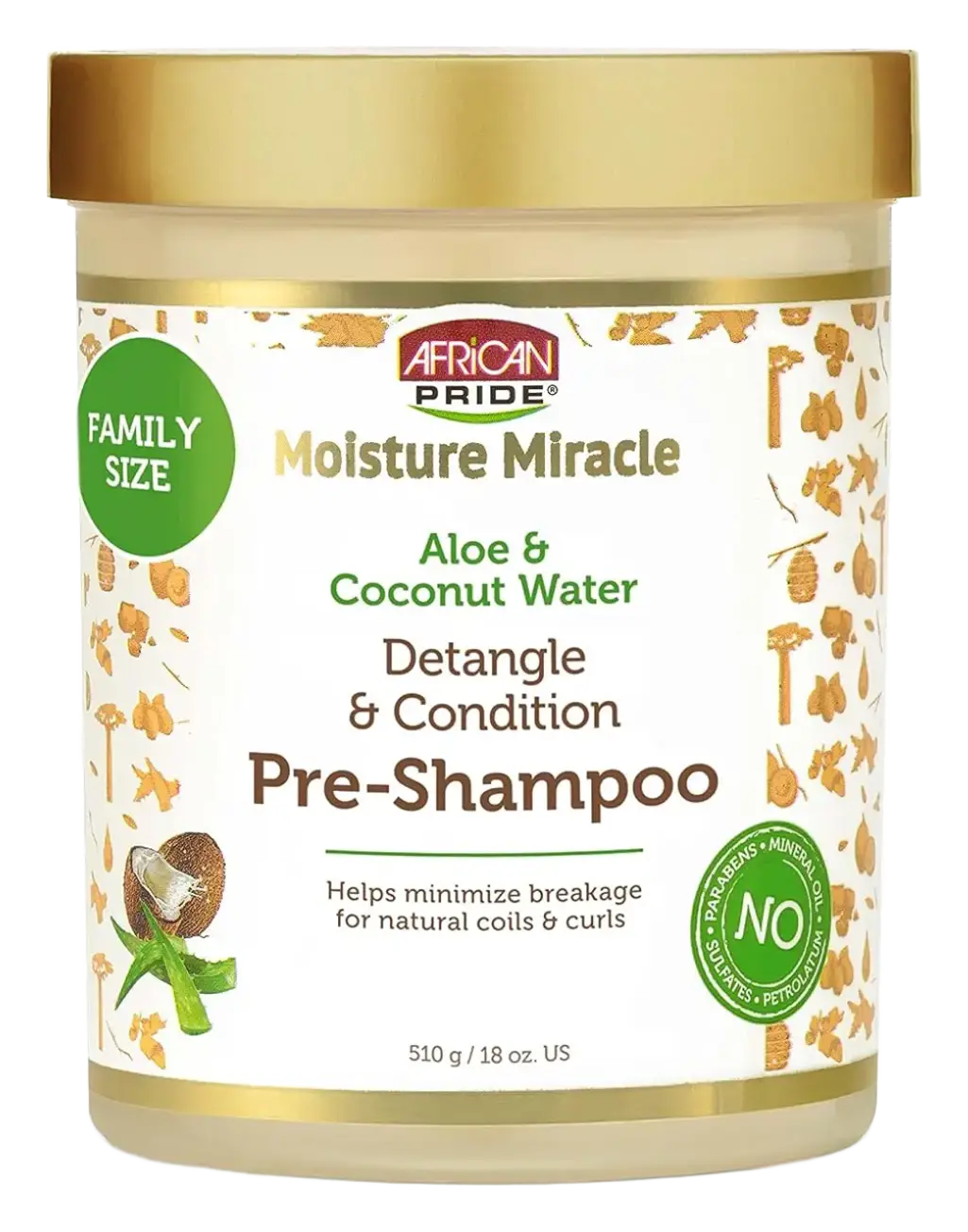 African Pride Aloe & Coconut Water Pre-Shampoo