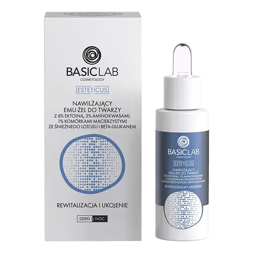 BasicLab Esteticus Moisturizing Emu-Gel With 6% Ectoin