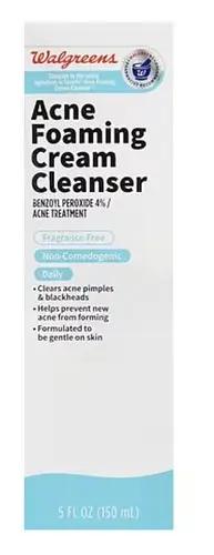 Walgreens Acne Foaming Cream Cleanser