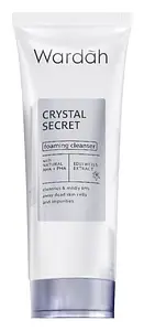 Wardah Crystal Secret Foaming Cleanser with Natural AHA+PHA