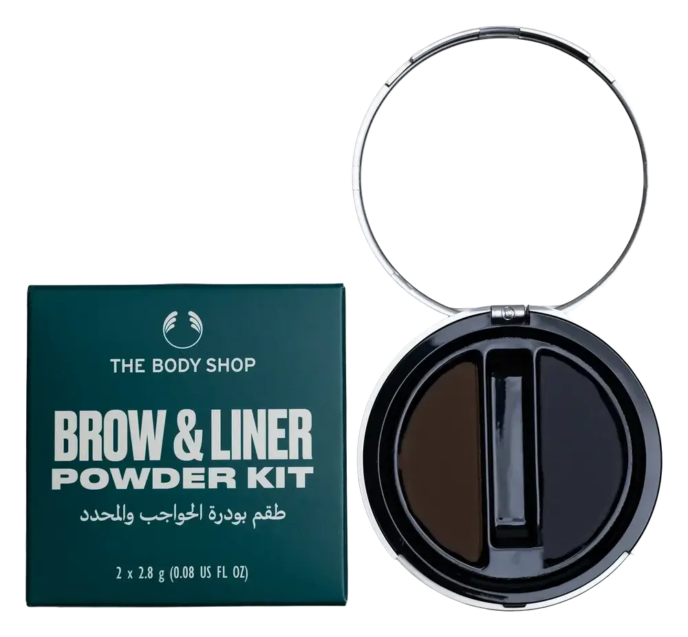 The Body Shop Brow & Liner Powder Kit 904 Pine Tree