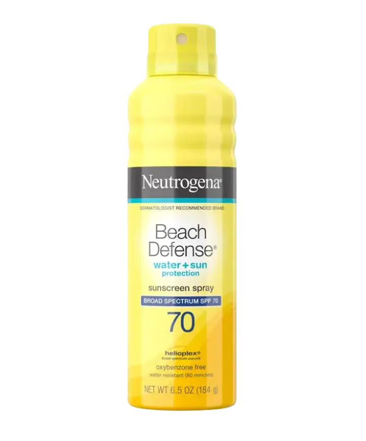 Neutrogena Beach Defense Water + Sun Protection Sunscreen Spray SPF 70
