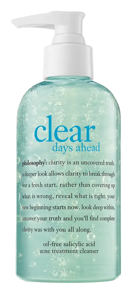 Philosophy Oil-Free Salicylic Acid Acne Treatment Cleanser Clear Days Ahead