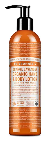 Dr. Bronner's Hand & Body Lotion Orange Lavender