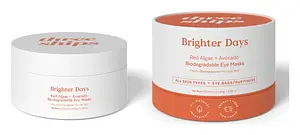 Three Ships Beauty Brighter Days Red Algae + Avocado Biodegradable Eye Masks