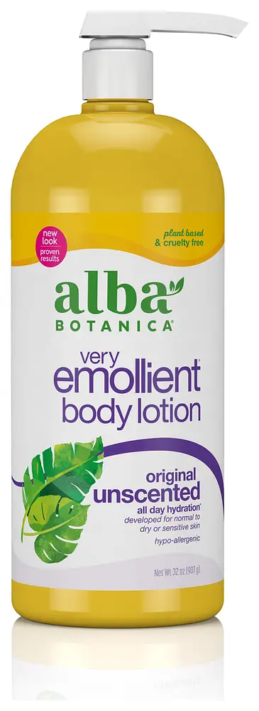 Alba Botanica Unscented Alba Very Emollient Body Lotion