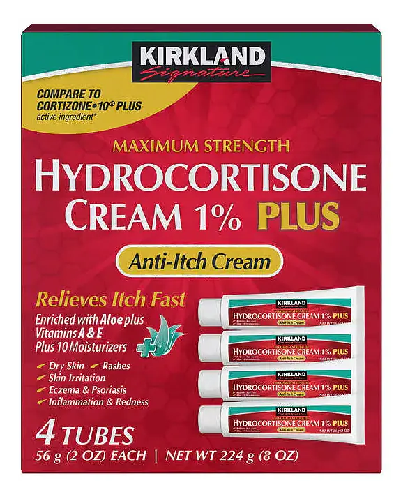 Kirkland Hydrocortisone 1% Plus Anti-Itch Cream
