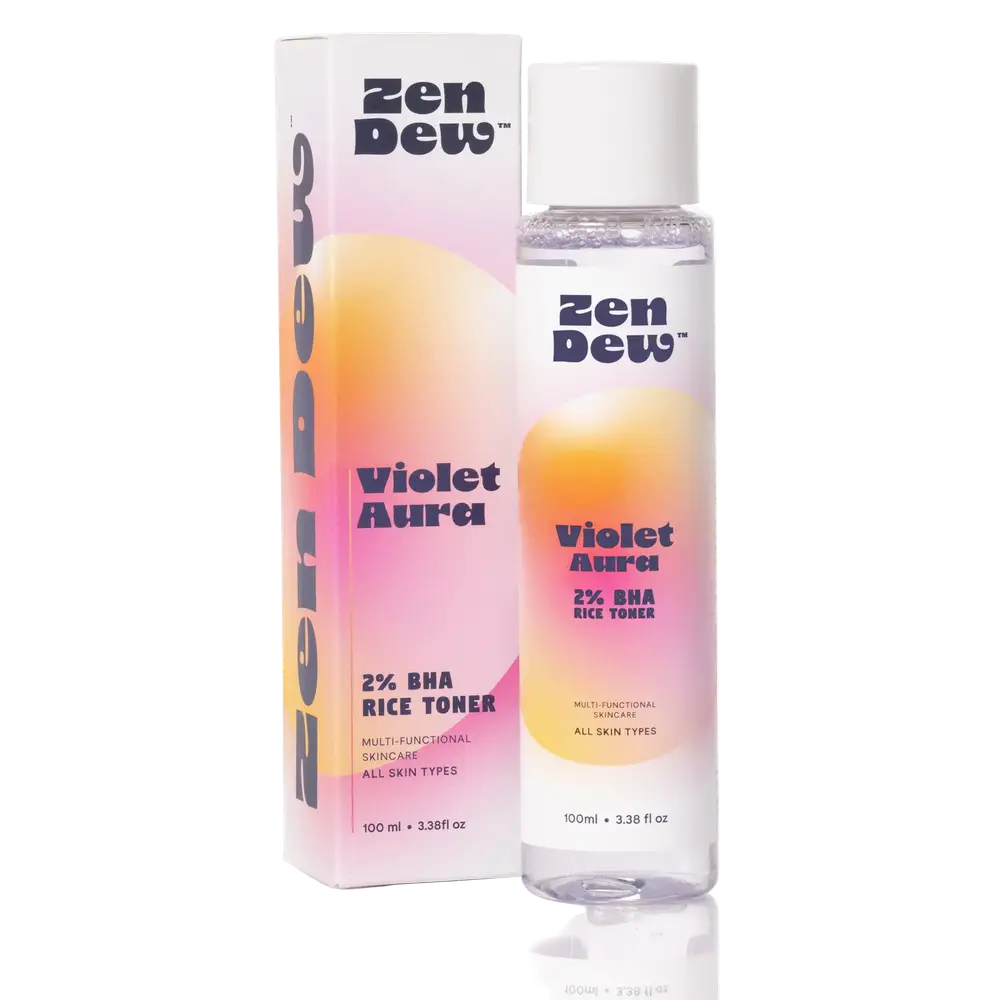 Zen Dew Violet Aura 2% BHA Rice Toner