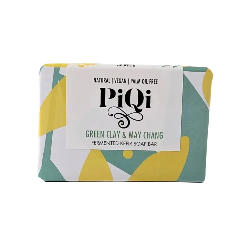 PiQi Green Clay + May Chang Fermented Kefir Soap Bar