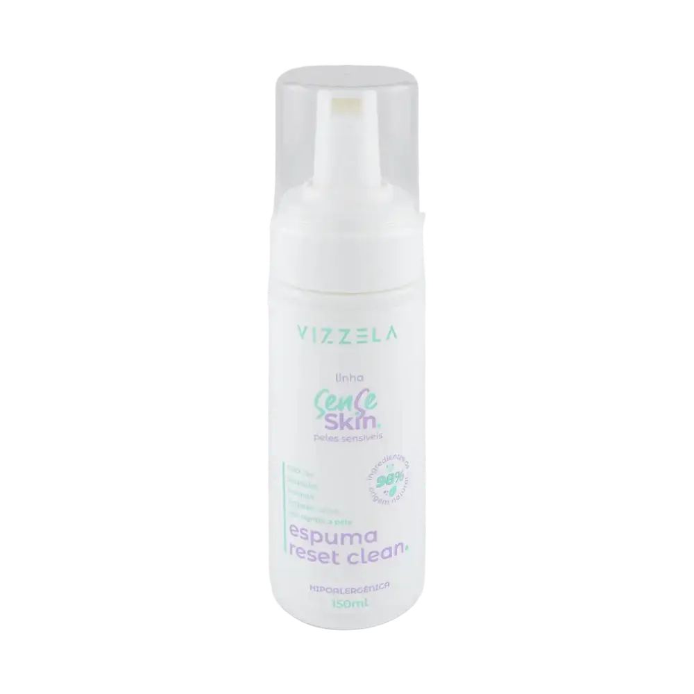Vizzela Sense Skin  Espuma De Limpeza Reset Clean