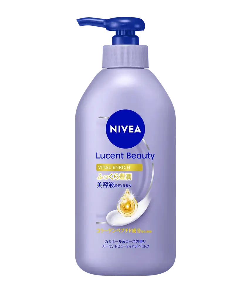 Nivea Lucent Beauty Vital Enrich Serum Body Milk Japan