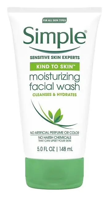 Simple Skincare Kind to Skin Moisturizing Facial Wash