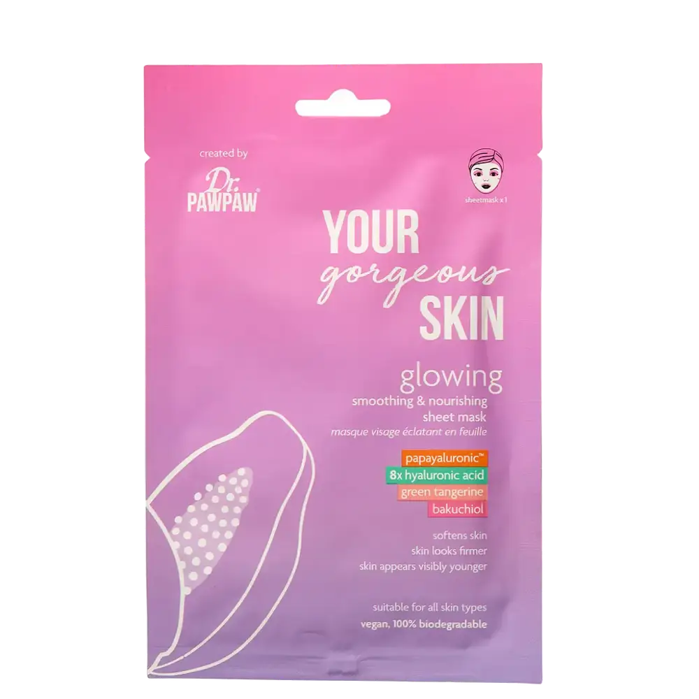 Dr. PAWPAW Your Gorgeous Skin Glowing Smoothing and Nourishing Sheet Mask