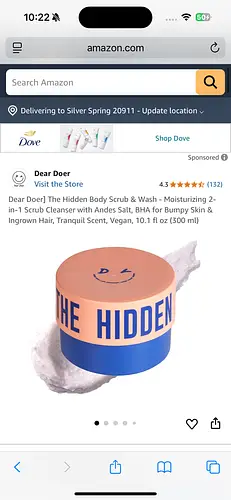 Dear Doer Body Scrub The Hidden