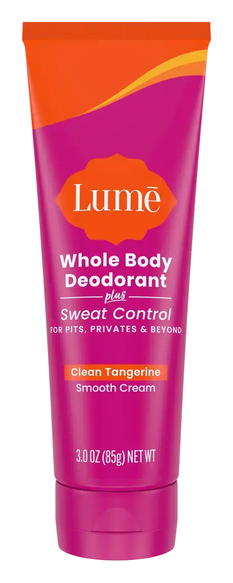 Lume Cream Tube Deodorant + Sweat Control Clean Tangerine