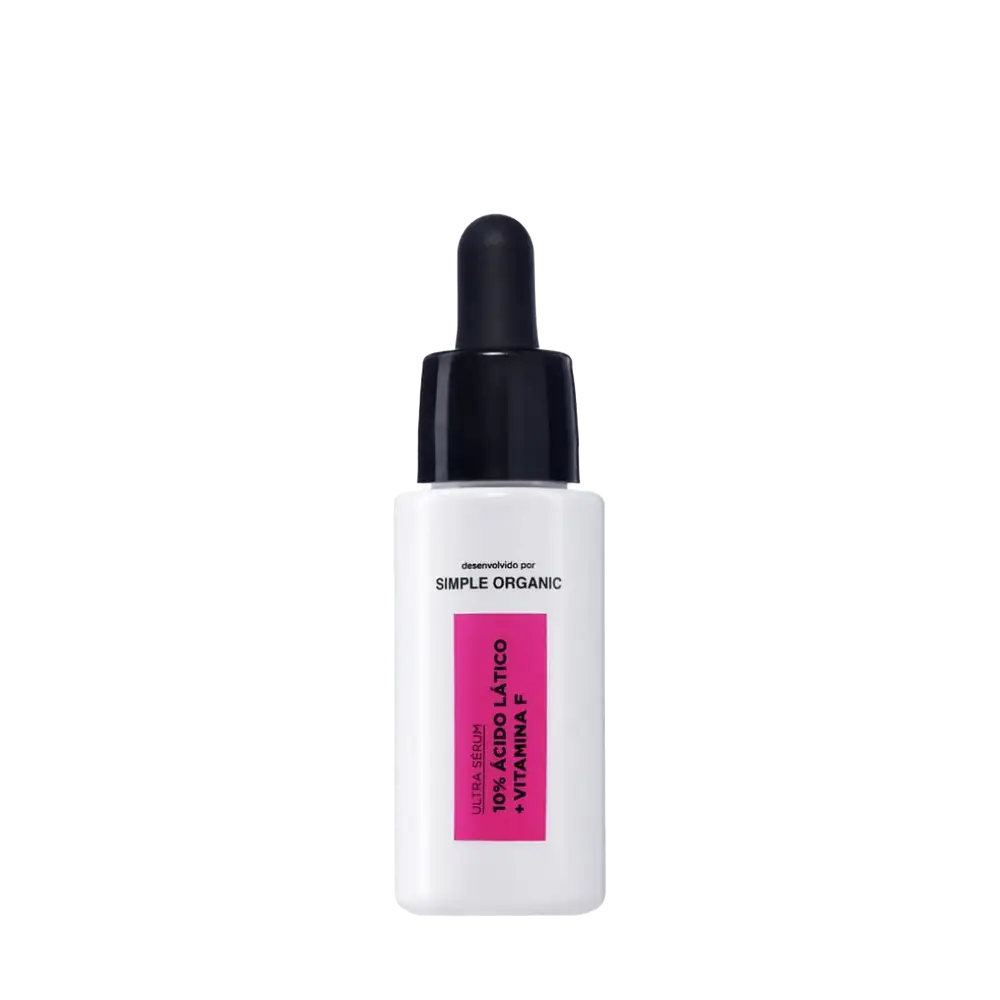 Simple Organic Ultra Sérum 10% Ácido Lático + Vitamina F