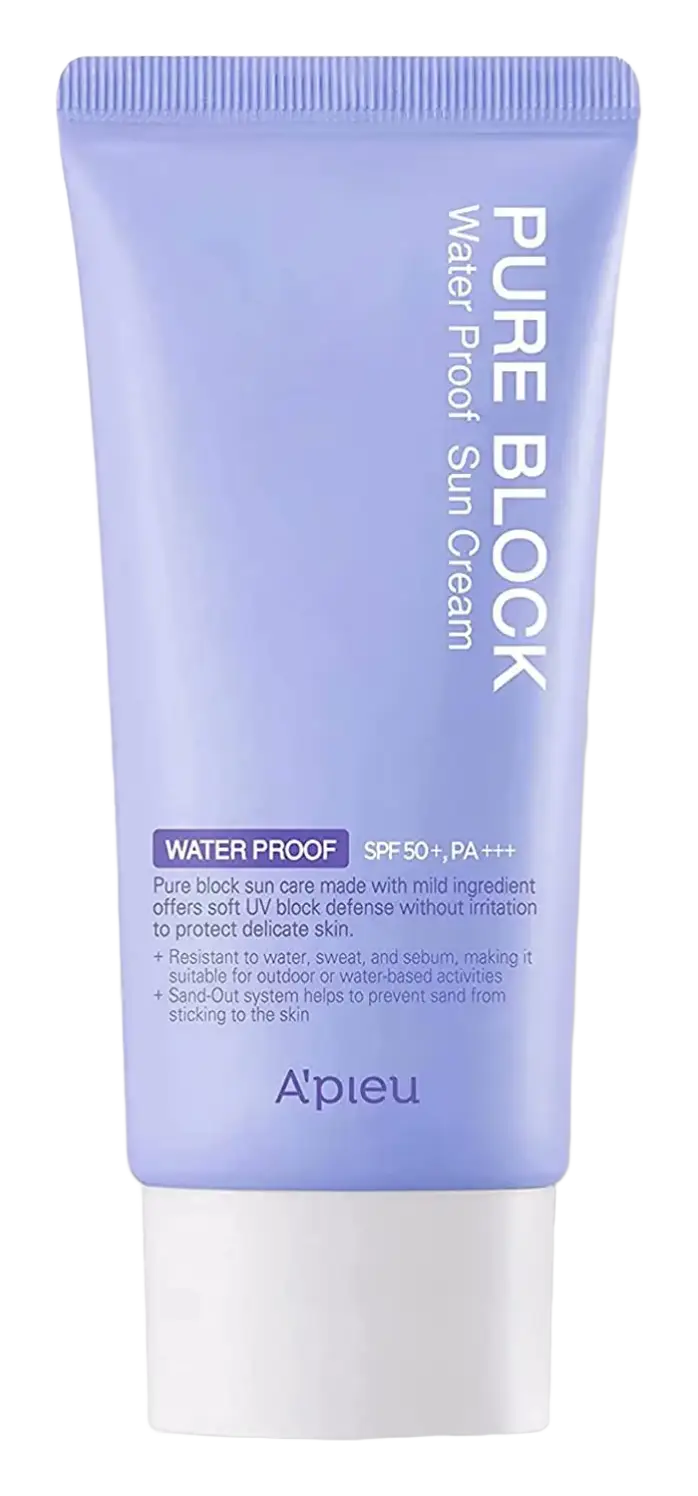 A'Pieu Pure Block Natural Waterproof Sun Cream SPF50+ PA+++