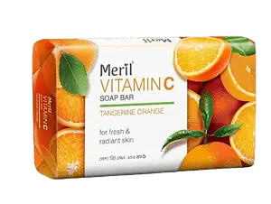 Meril Vitamin C Soap Bar Tangerine Orange