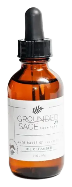 Grounded Sage Wild Basil and Cucumber Oil Cleanser