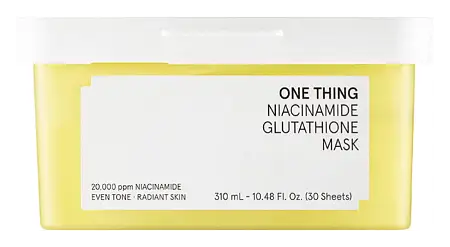 One Thing Niacinamide Glutathione Mask