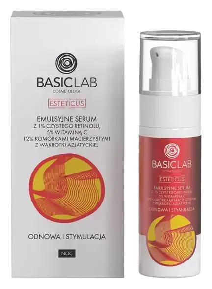 BasicLab Esteticus Emulsyjne Serum 1% Czystego Retinolu