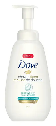Dove Shower Foam Sensitive Skin Foaming Body Wash