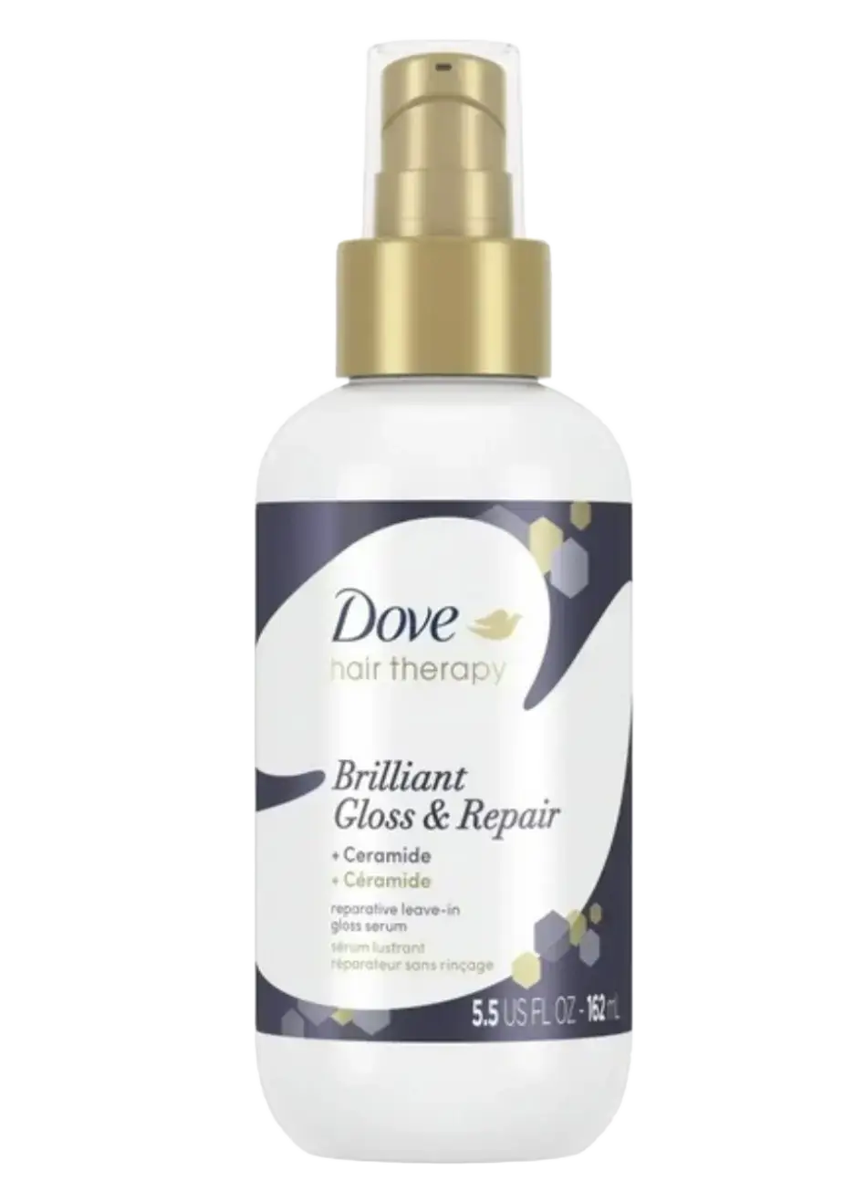 Dove Brilliant Gloss & Repair Leave-In Gloss Serum