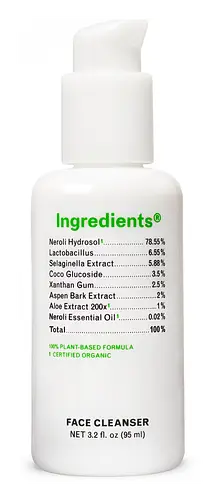 Ingredients Neroli Face Cleanser