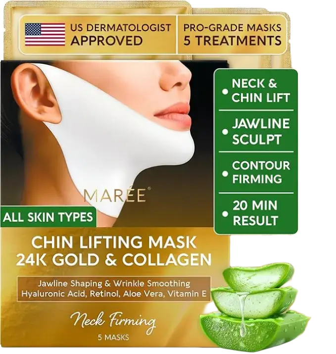 Marée Chin Lifting Mask 24K Gold & Collagen