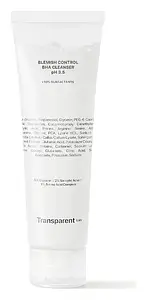 Transparent Lab Blemish Control BHA Cleanser Ph 3.5