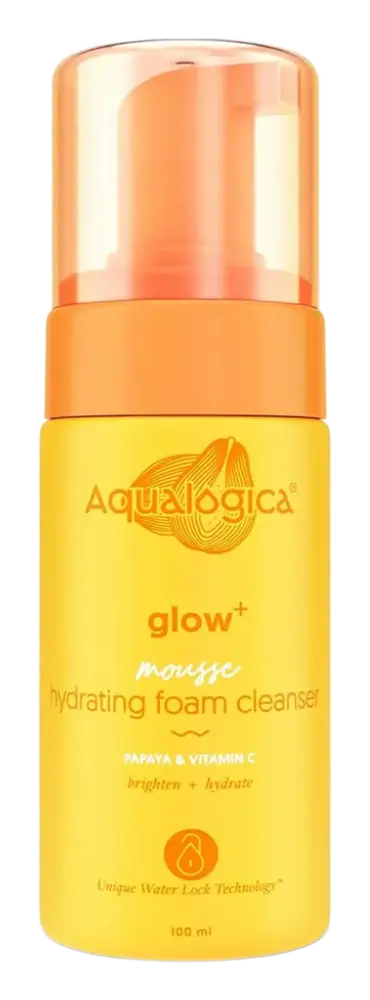 Aqualogica Glow+ Mousse Hydrating Foam Cleanser