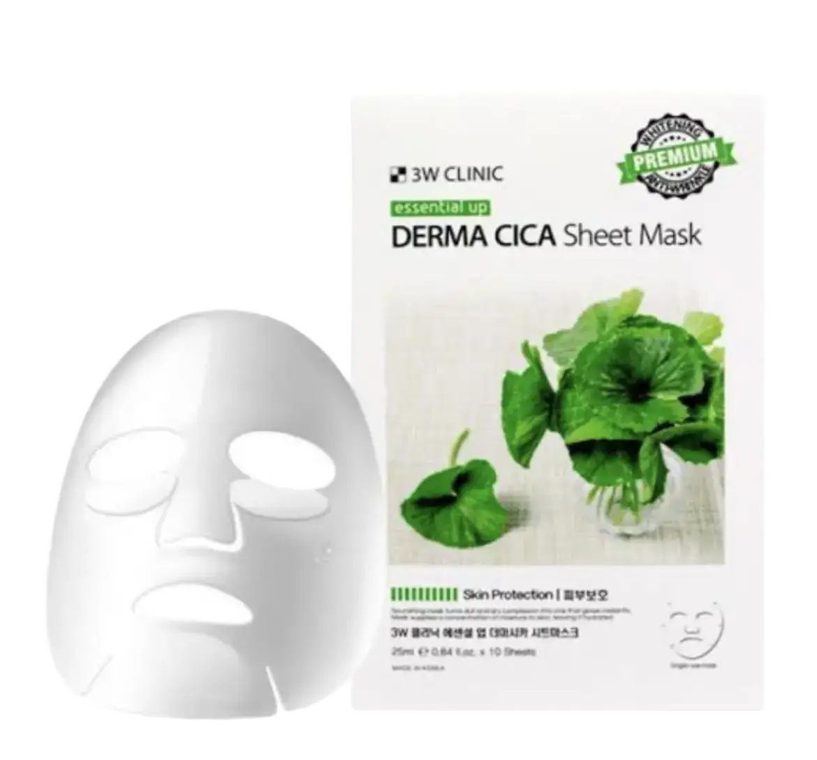 3W Clinic Essential Up Dema Cica Sheet Mask