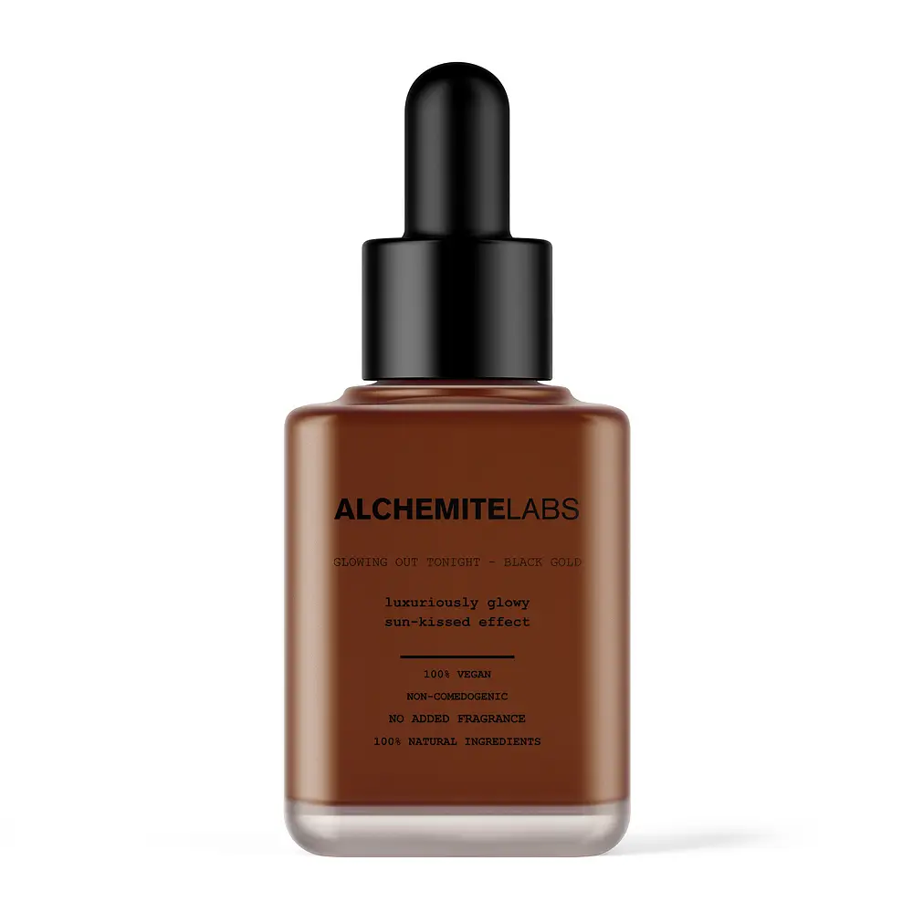 Alchemitelabs Glowing Out Tonight Black Gold Bronzing Oil Myrrh Jasmine