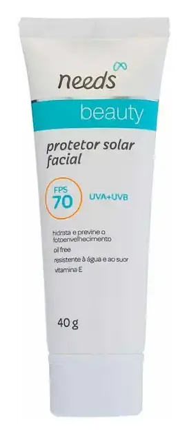 Needs Protetor Solar Facial Oil-Free SPF 70